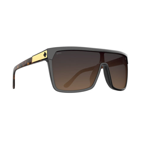 SPY Flynn Black/Honey Tort - Happy Dark Brown Fade Sunglasses Sunglasses Spy 