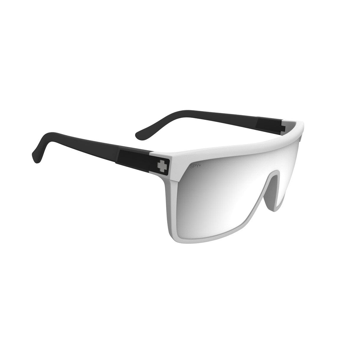 SPY Flynn Matte Grey - Happy Bronze Platinum Mirror Sunglasses