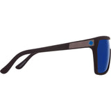 SPY Flynn Soft Matte Black - Happy Bronze Dark Blue Spectra Mirror Sunglasses Sunglasses Spy 