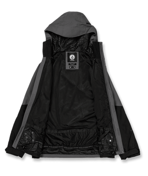 VOLCOM Vcolp Insulated Snowboard Jacket Dark Grey 2024 Men's Snow Jackets Volcom 