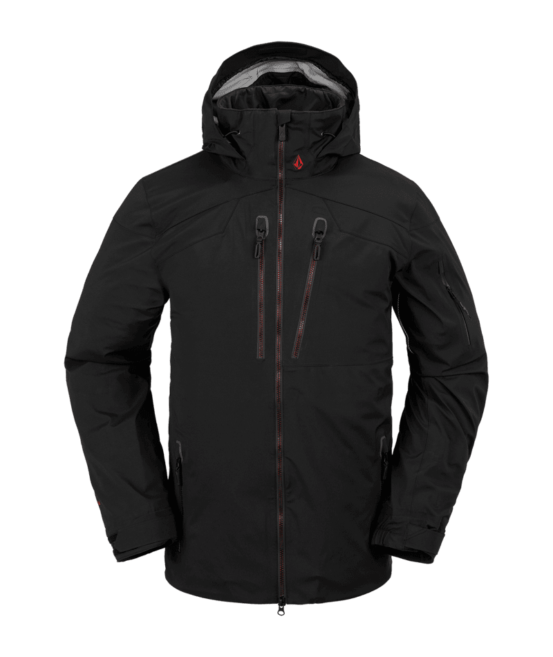 VOLCOM Guch Stretch Gore Snowboard Jacket Black 2024 Men's Snow Jackets Volcom 