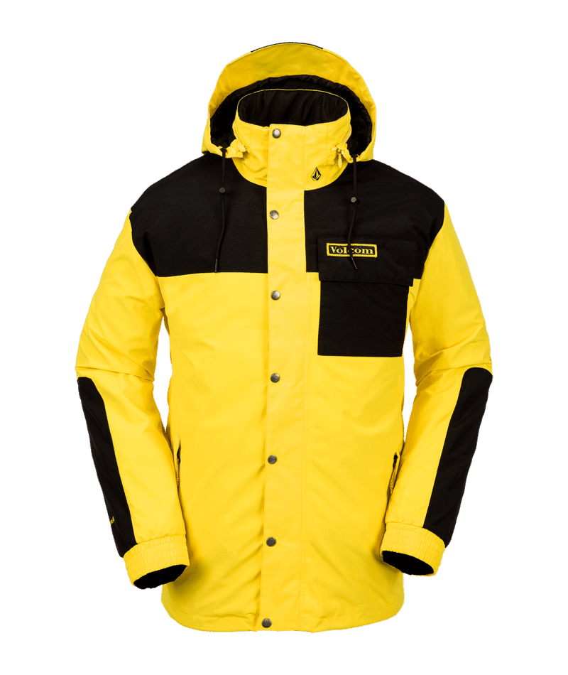 Bright yellow ski clearance jacket