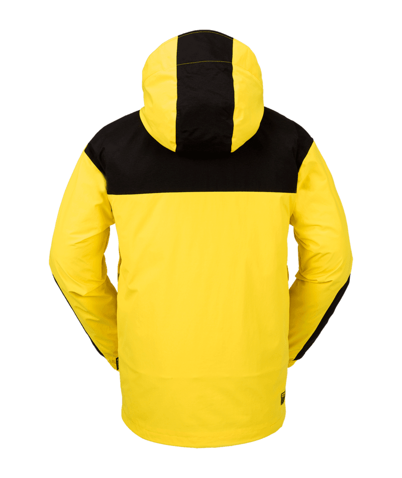 VOLCOM Longo GORE-TEX Snowboard Jacket Bright Yellow 2024 Men's Snow Jackets Volcom 