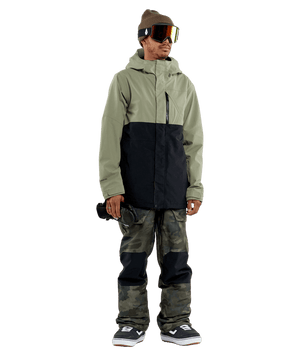 VOLCOM L GORE-TEX Snowboard Jacket Light Military 2024 Men's Snow Jackets Volcom 