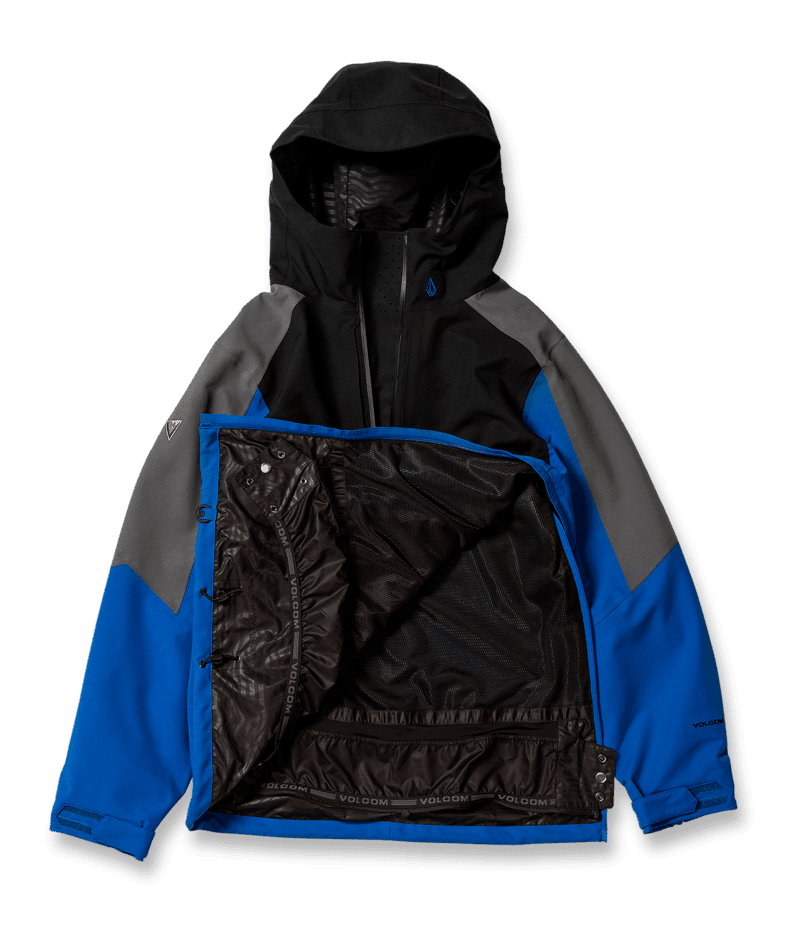 VOLCOM Brighton Pullover Snowboard Jacket Electric Blue 2024 Freeride Boardshop