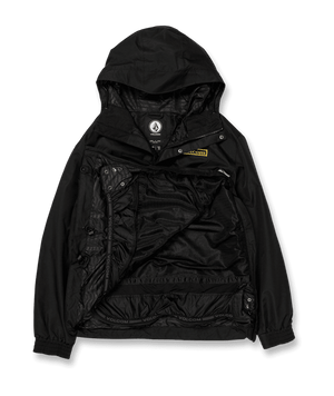 VOLCOM Longo Pullover Snowboard Jacket Black 2024 Men's Snow Jackets Volcom 