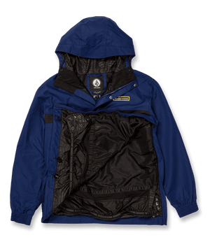 VOLCOM Longo Pullover Snowboard Jacket Navy 2024 Men's Snow Jackets Volcom 