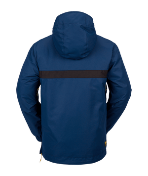 VOLCOM Longo Pullover Snowboard Jacket Navy 2024 Men's Snow Jackets Volcom 
