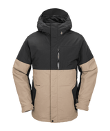 スノーボード VOLCOM MENS L GORE-TEX JACKET - BROWN L Insulated Gore-Tex Jacket - BROWN - Men - Volcom EU