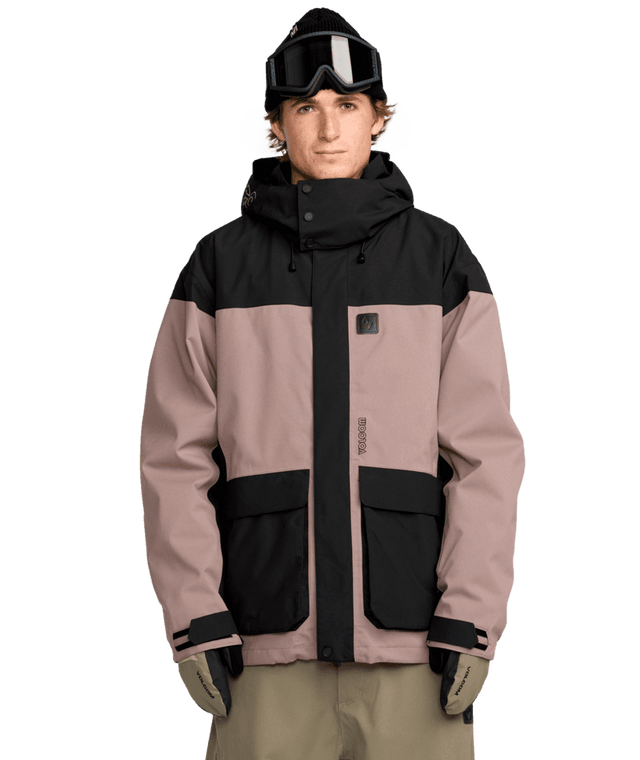 VOLCOM Kleveland Snow Jacket Mauve 2026 Men's Snow Jackets Volcom 