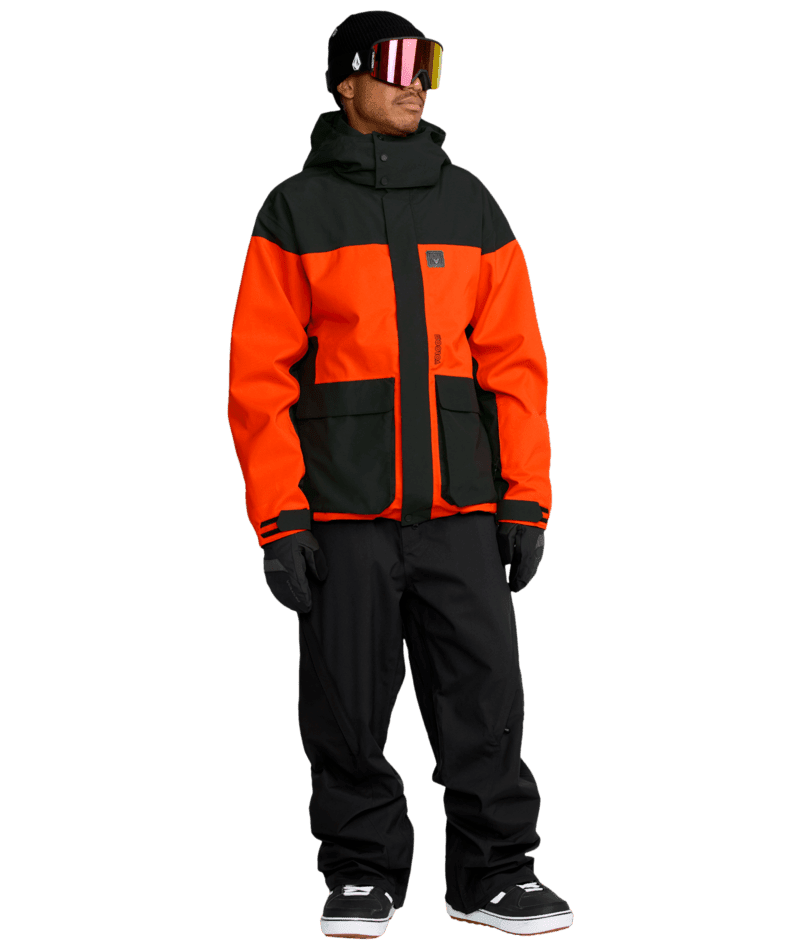 VOLCOM Kleveland Snow Jacket Orange Shock 2026 Men's Snow Jackets Volcom 