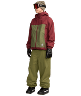 VOLCOM Arthur 3L Snow Jacket Burnt Red 2026 Men's Snow Jackets Volcom 