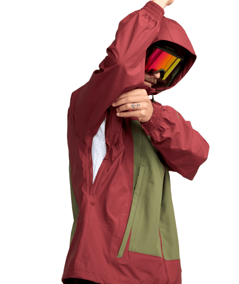 VOLCOM Arthur 3L Snow Jacket Burnt Red 2026 Men's Snow Jackets Volcom 