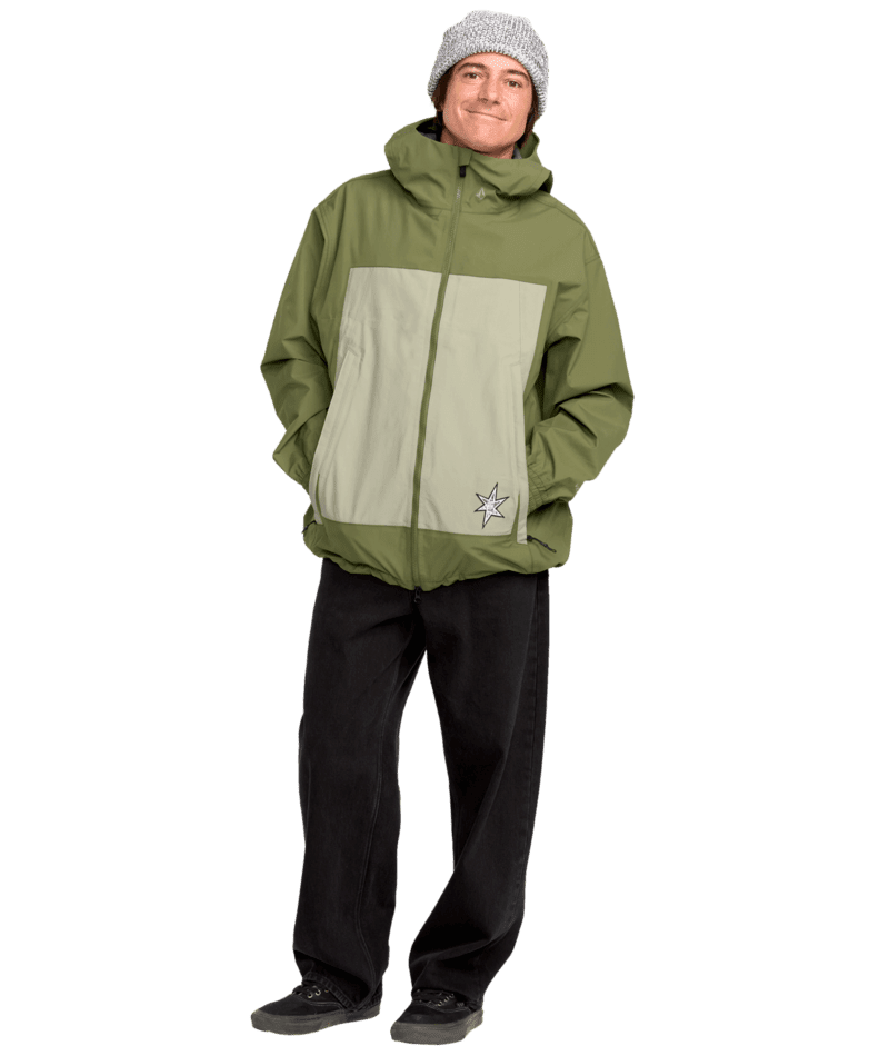 VOLCOM Arthur 3L Snow Jacket Dark Olive 2026 Men's Snow Jackets Volcom 