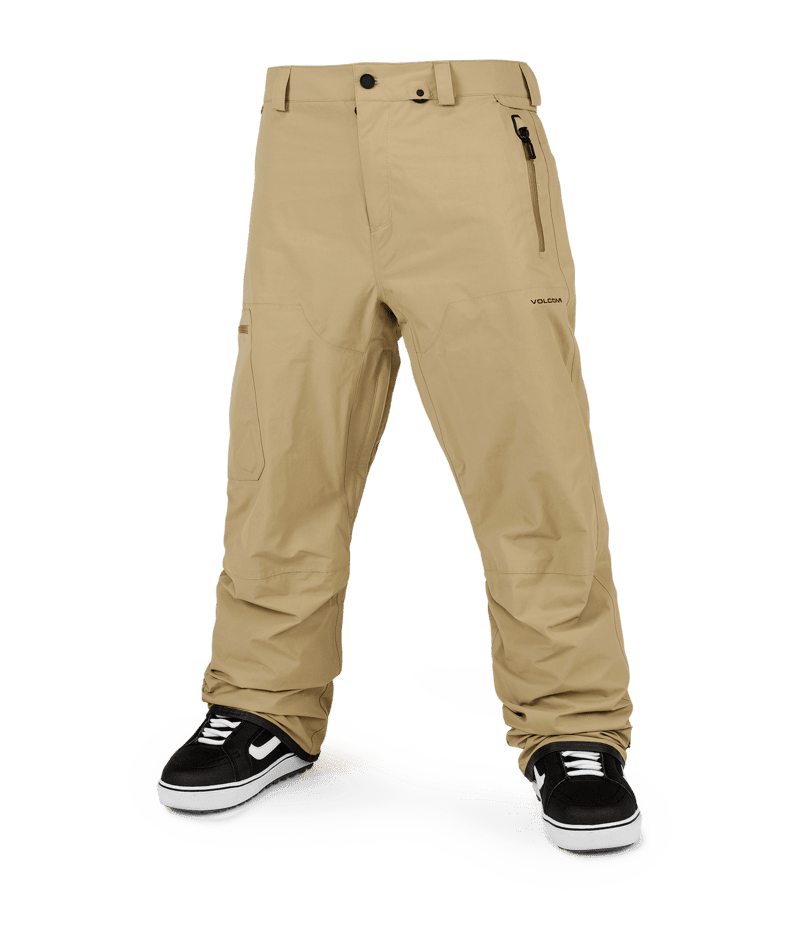 VOLCOM L GORE-TEX Snowboard Pants Dark Khaki 2024 Men's Snow Pants Volcom 