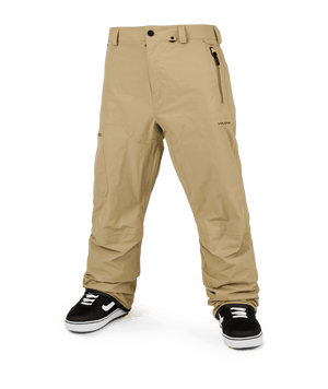 VOLCOM L GORE-TEX Snowboard Pants Dark Khaki 2024 Men's Snow Pants Volcom 