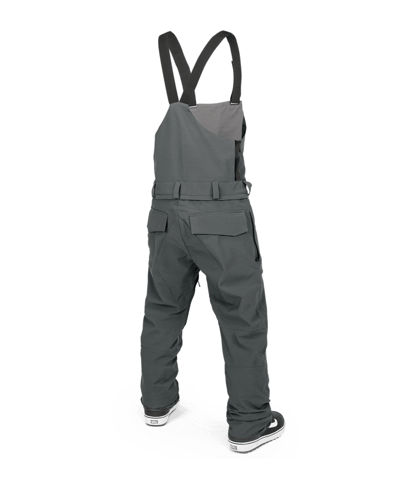 VOLCOM Roan Bib Overall Snowboard Pants Charcoal 2025 Men's Snow Bib Pants Volcom 