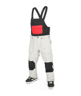 VOLCOM Roan Bib Overall Snowboard Pants Stone 2025 Men's Snow Bib Pants Volcom 