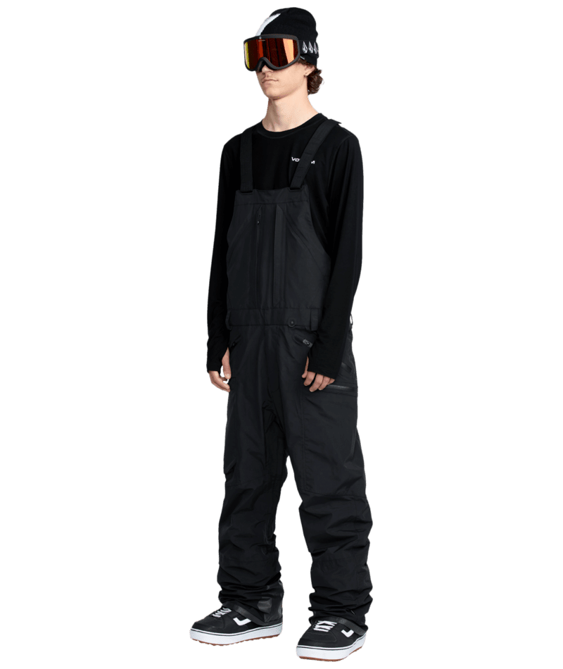 VOLCOM Rain GORE-TEX Bib Snow Pants Black 2026 Men's Snow Bib Pants Volcom 