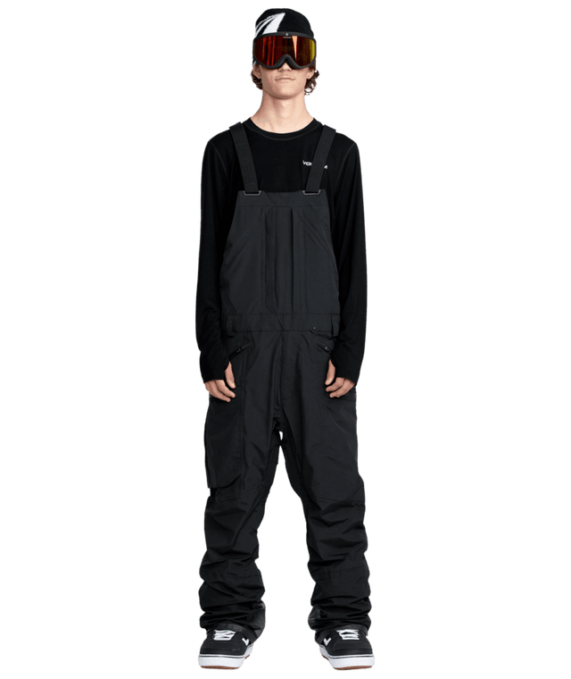 VOLCOM Rain GORE-TEX Bib Snow Pants Black 2026 Men's Snow Bib Pants Volcom 