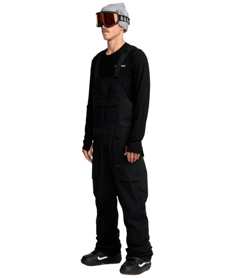 VOLCOM Roan Bib Snow Pants Black 2026 Men's Snow Bib Pants Volcom 