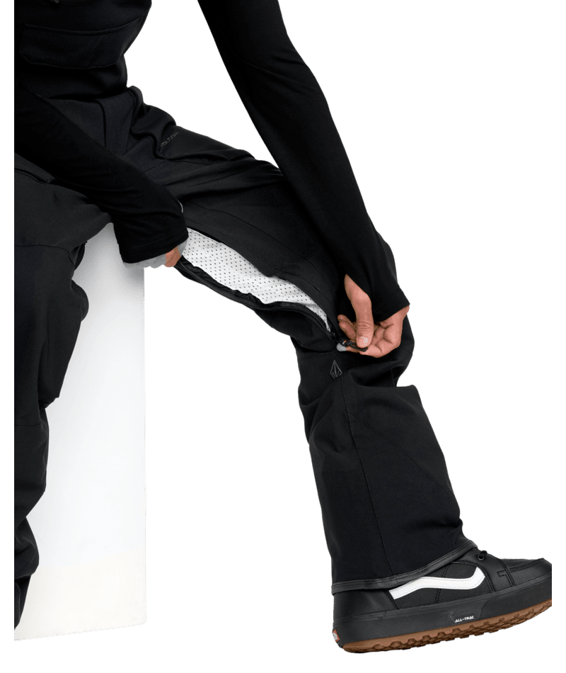 VOLCOM Roan Bib Snow Pants Black 2026 Men's Snow Bib Pants Volcom 