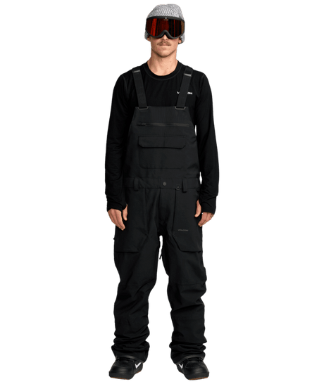 VOLCOM Roan Bib Snow Pants Black 2026 Men's Snow Bib Pants Volcom 