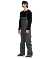 VOLCOM Roan Bib Snow Pants Dark Grey 2026 Men's Snow Bib Pants Volcom 