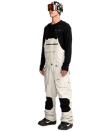 VOLCOM Roan Bib Snow Pants Stone 2026 Men's Snow Bib Pants Volcom 