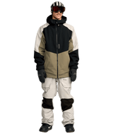 VOLCOM Roan Bib Snow Pants Stone 2026 Men's Snow Bib Pants Volcom 