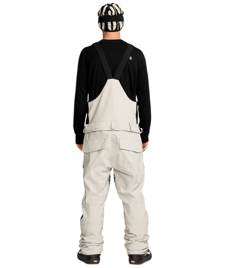 VOLCOM Roan Bib Snow Pants Stone 2026 Men's Snow Bib Pants Volcom 