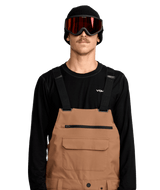 VOLCOM Roan Bib Snow Pants Terra Brown 2026 Men's Snow Bib Pants Volcom 