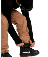 VOLCOM Roan Bib Snow Pants Terra Brown 2026 Men's Snow Bib Pants Volcom 