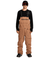 VOLCOM Roan Bib Snow Pants Terra Brown 2026 Men's Snow Bib Pants Volcom 