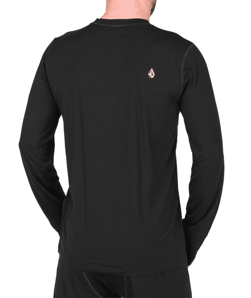 VOLCOM Merino Blend Crew Base Layer Black Men's Base Layers Volcom 