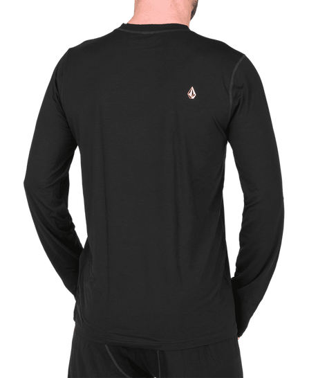 VOLCOM Merino Blend Crew Base Layer Black Men's Base Layers Volcom 