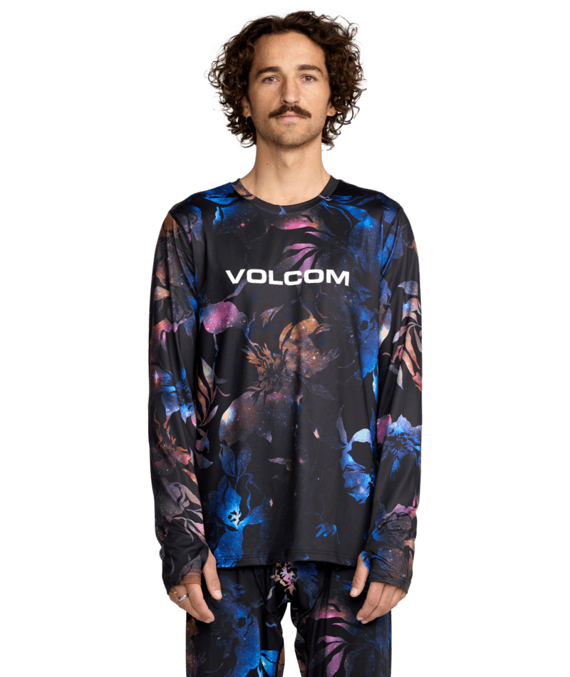 VOLCOM V-Science Crew Base Layer Top Space Aloha Men's Base Layers Volcom 