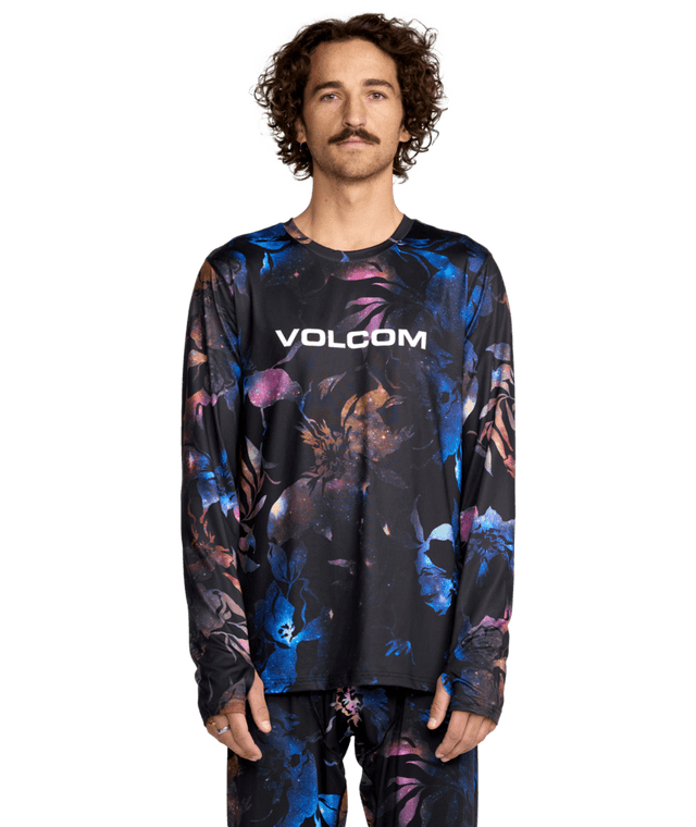 VOLCOM V-Science Crew Base Layer Top Space Aloha Men's Base Layers Volcom 