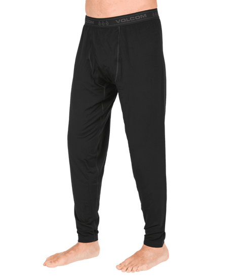 VOLCOM Merino Blend Base Layer Pant Black Men's Base Layers Volcom 