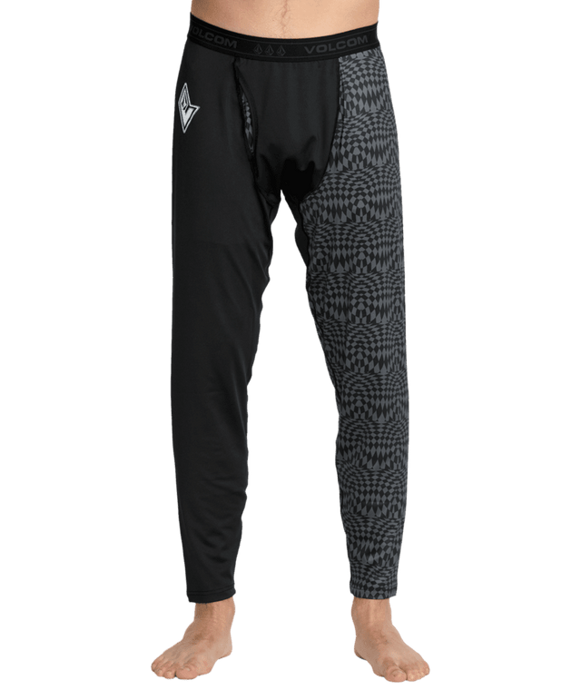 VOLCOM VOLCOM V-Science Base Layer Pants Black/Charcoal Men's Base Layers Volcom 