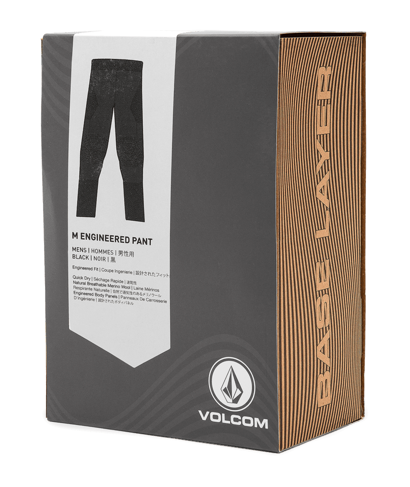 VOLCOM Engineered Base Layer Pants Black Men's Base Layers Volcom 