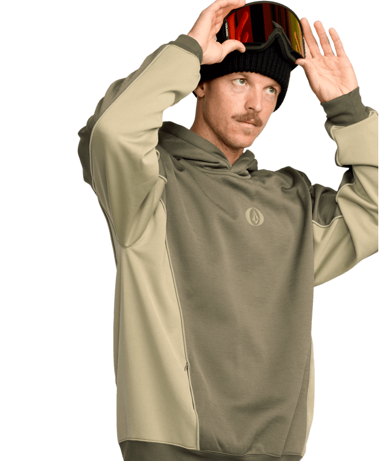 VOLCOM Vital Hydro Pullover Hoodie Military Men's Pullover Hoodies Volcom 