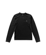 VOLCOM Gridlock Crew Neck Base Layer Top Black Men's Base Layers Volcom 