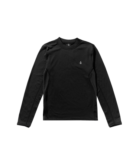 VOLCOM Gridlock Crew Neck Base Layer Top Black Men's Base Layers Volcom 