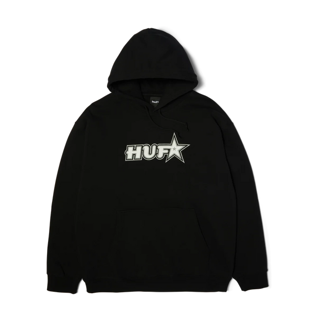 HUF Galaxy Pullover Hoodie Black Men's Pullover Hoodies Freeride Boardshop 