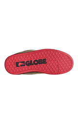 GLOBE Fusion Shoe Khaki/Red Men's Skate Shoes Globe 