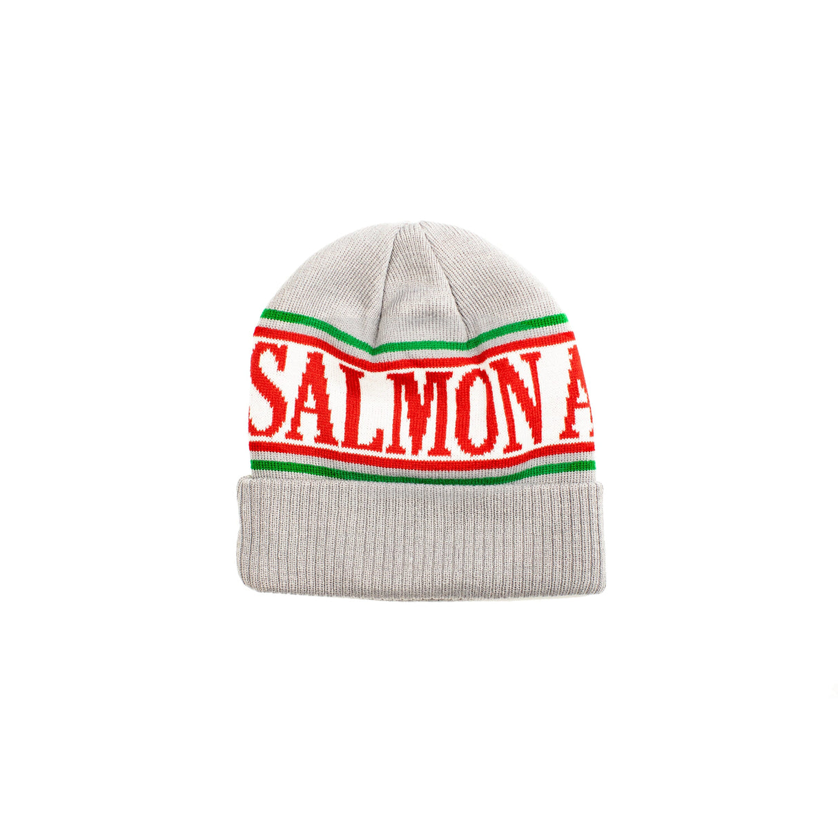 SALMON ARMS Jacquard Beanie Grey Men's Beanies Salmon Arms 