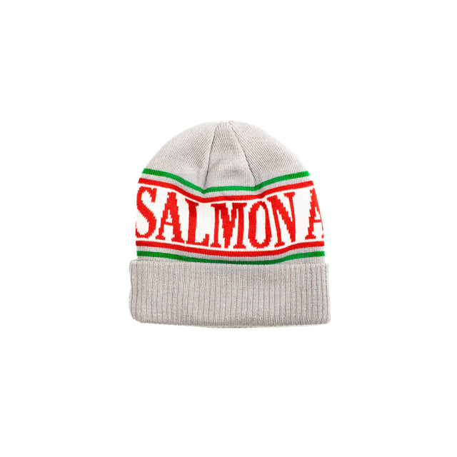 SALMON ARMS Jacquard Beanie Grey Men's Beanies Salmon Arms 