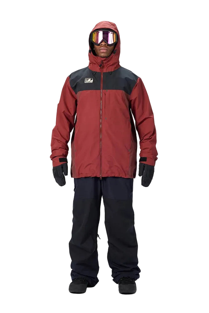 AIRBLASTER Guide Shell Snow Jacket Oxblood 2027 Men's Snow Jackets Airblaster 