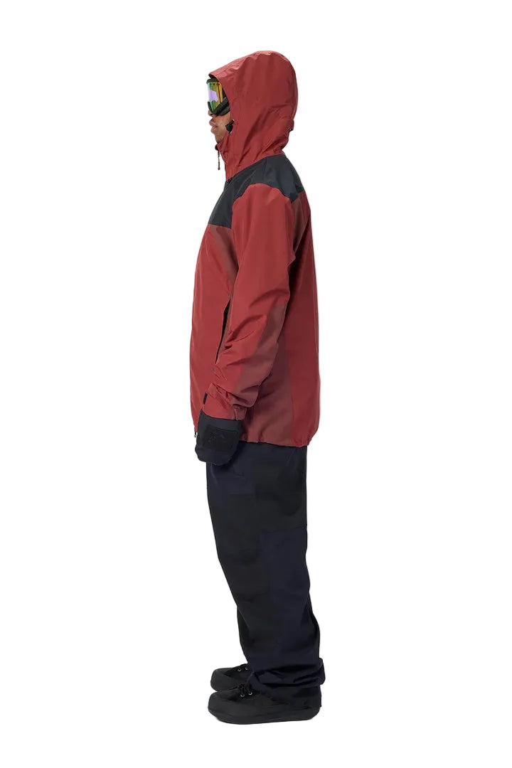 AIRBLASTER Guide Shell Snow Jacket Oxblood 2027 Men's Snow Jackets Airblaster 